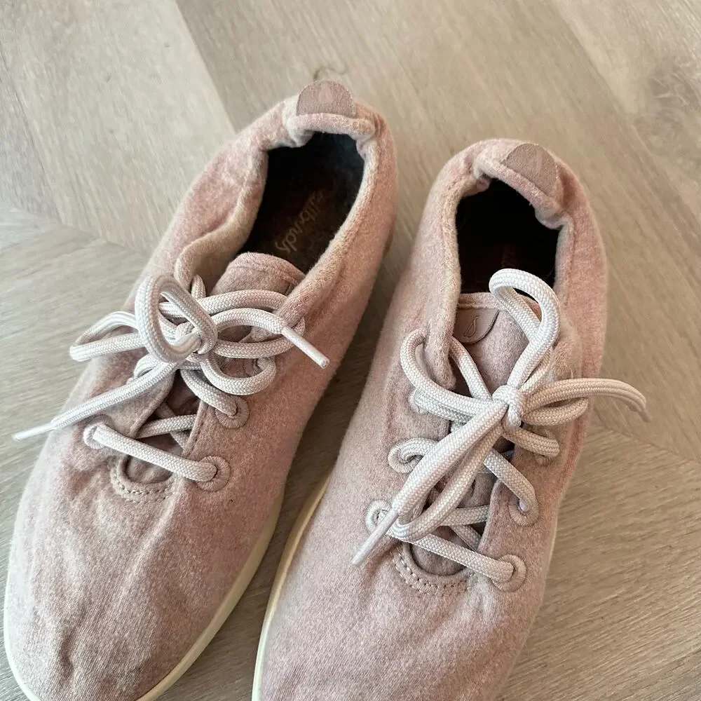 Allbirds Blush Pink Merino Wool Runners Sneakers W10 Women's size 10
